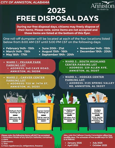 Free Disposal Days .